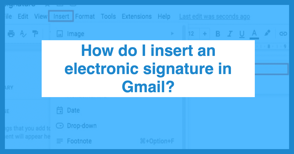 Learn How to insert an Email Signature