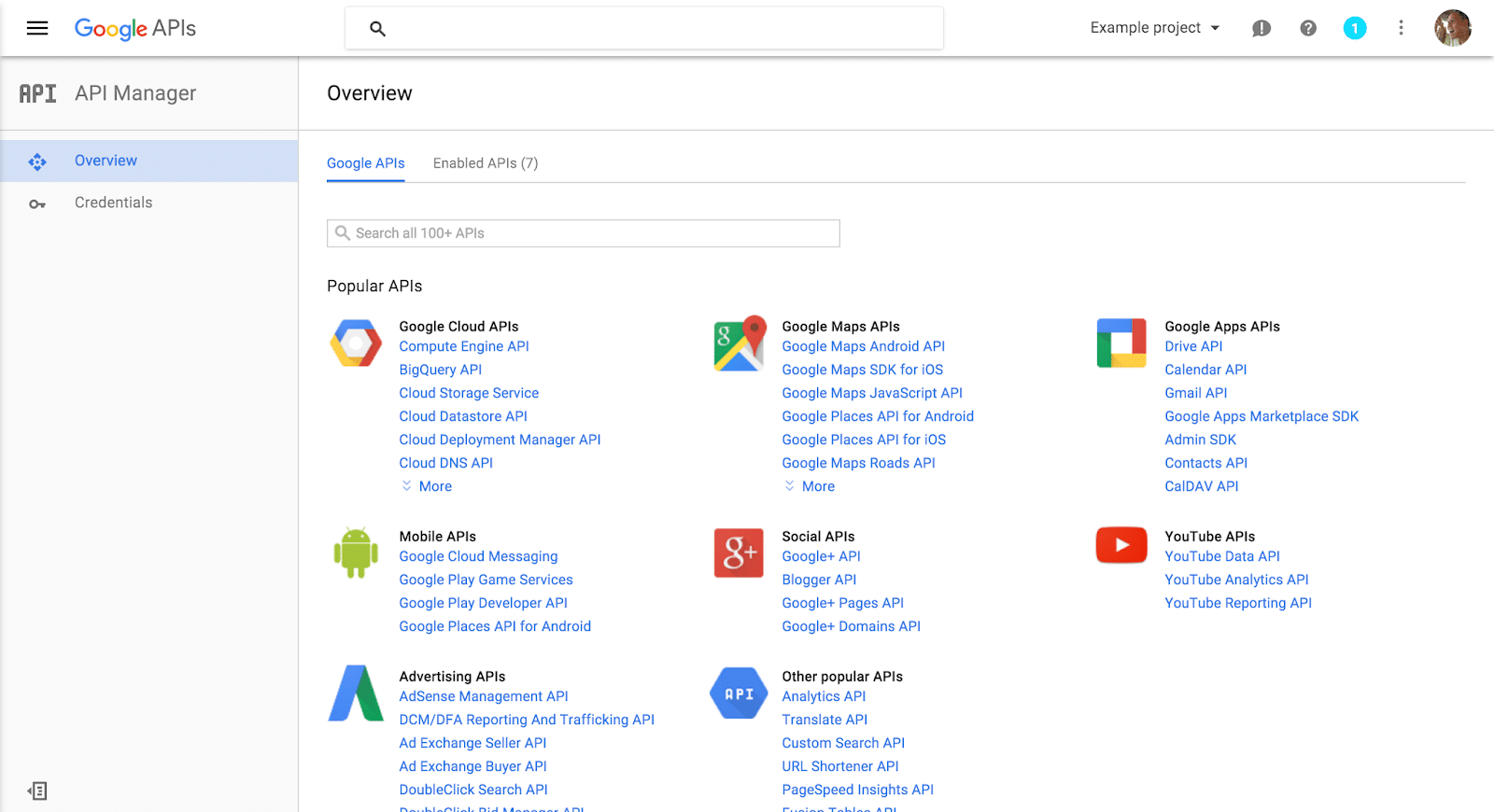 Google Maps API key creation in Google Cloud Console