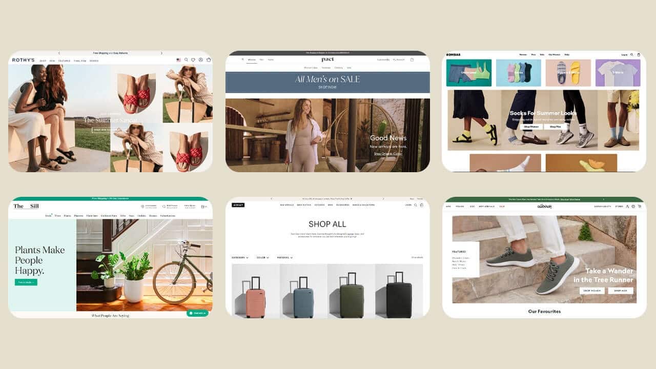 Shopify website design for local business